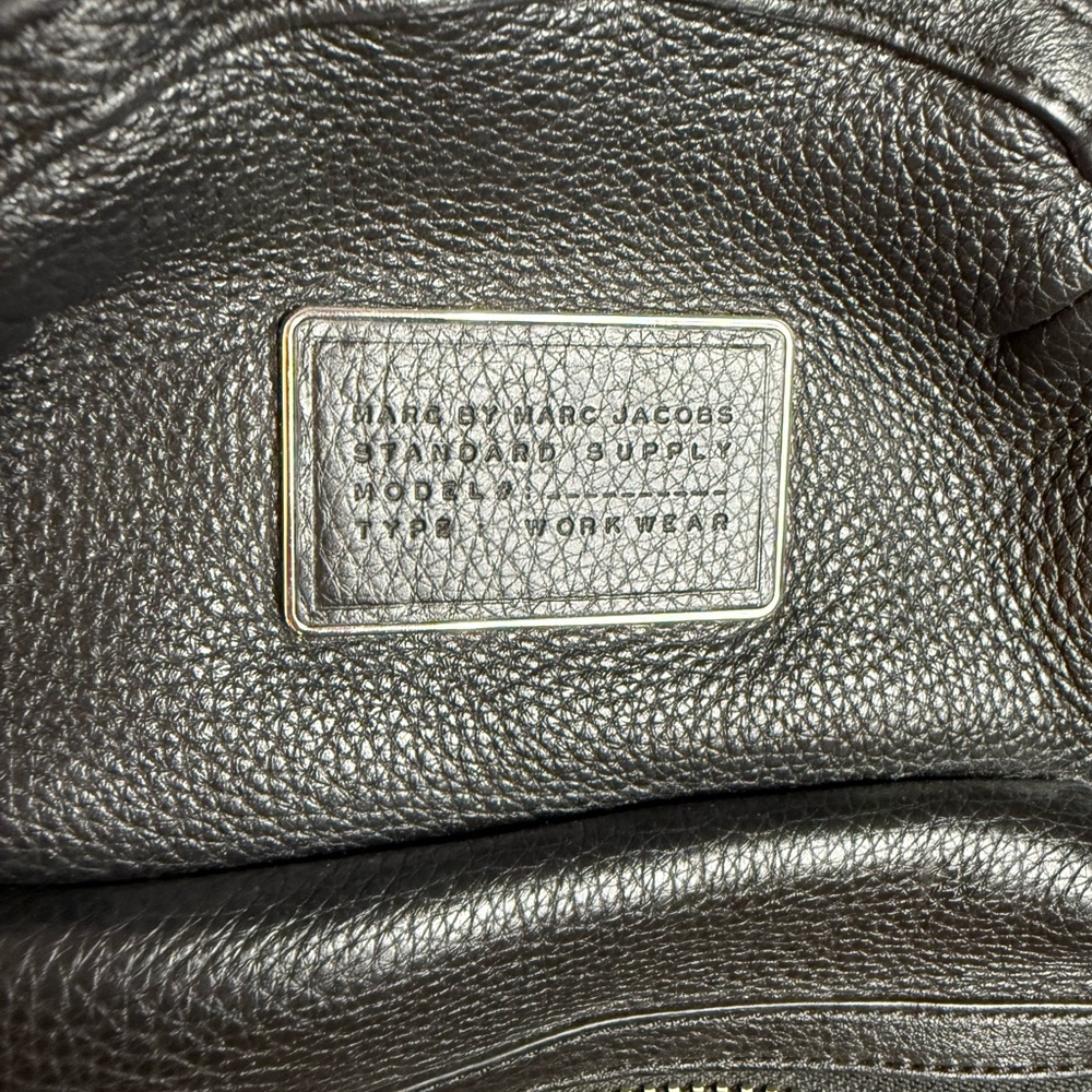 Marc By Marc Jacobs Black Leather Backpack - Picture 3 of 5